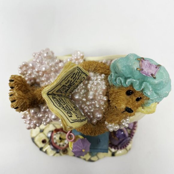 Boyds Bears & Friends The Bearstone Collection Bubbles Bearsall Figurine 2003 - Picture 5 of 8